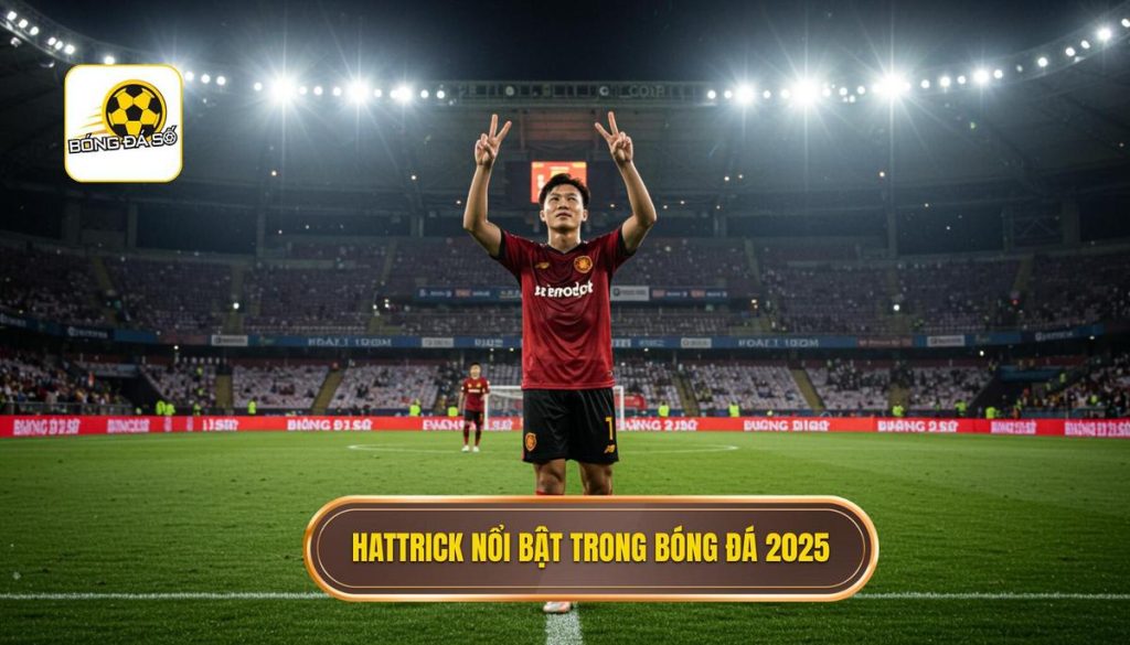 Hattrick nổi bật trong bóng đá 2025