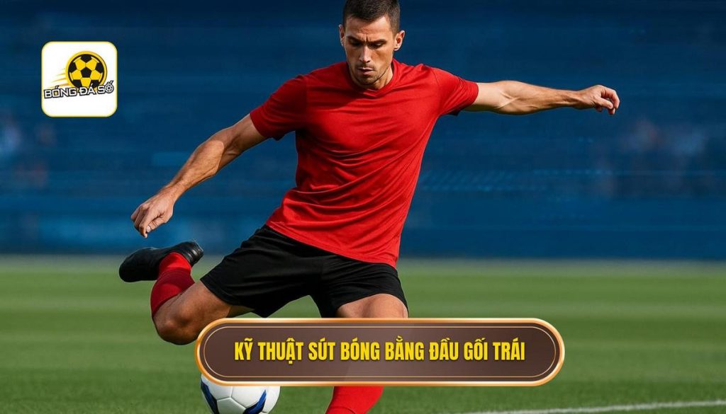 Kỹ thuật sút bóng bằng đầu gối trái