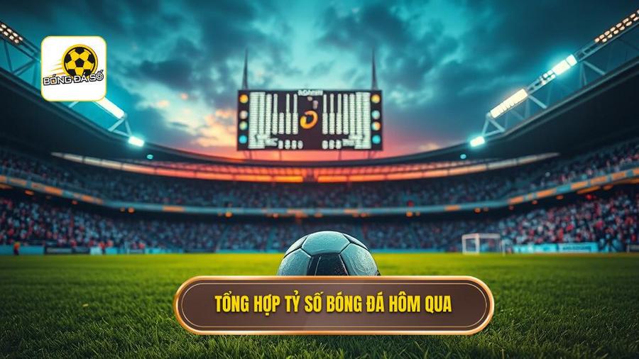 1. Tổng hợp tỷ số bóng đá hôm qua