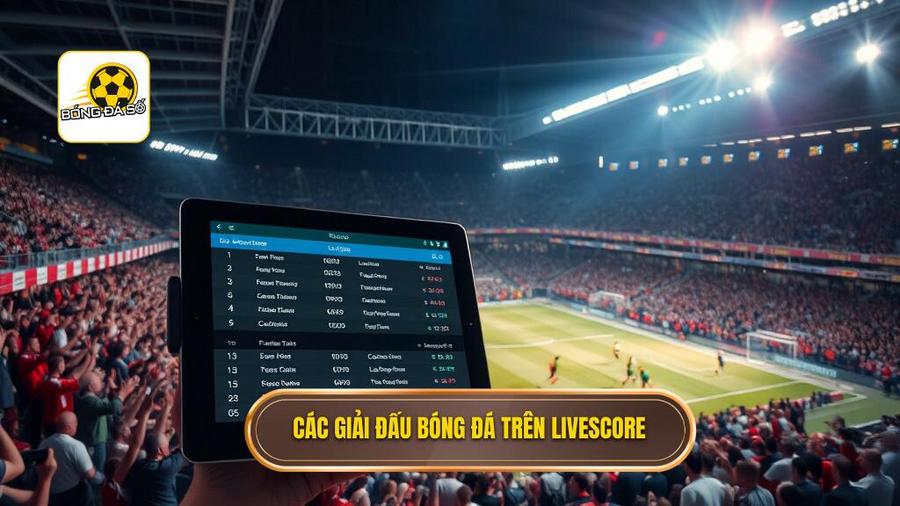 3. Các giải đấu bóng đá trên Livescore