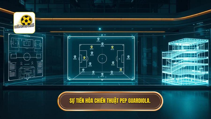 Sự tiến hóa qua các thời kỳ của chiến thuật Pep Guardiola