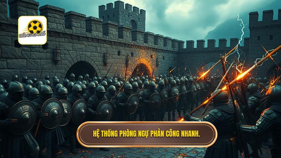 Hệ thống phòng ngự: Sự kiên nhẫn và phản công chớp nhoáng