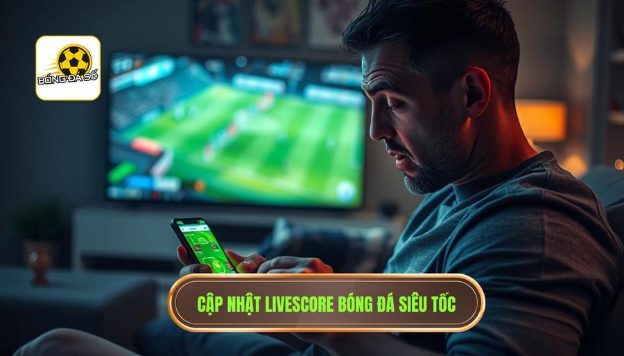 Cập nhật livescore bóng đá siêu tốc