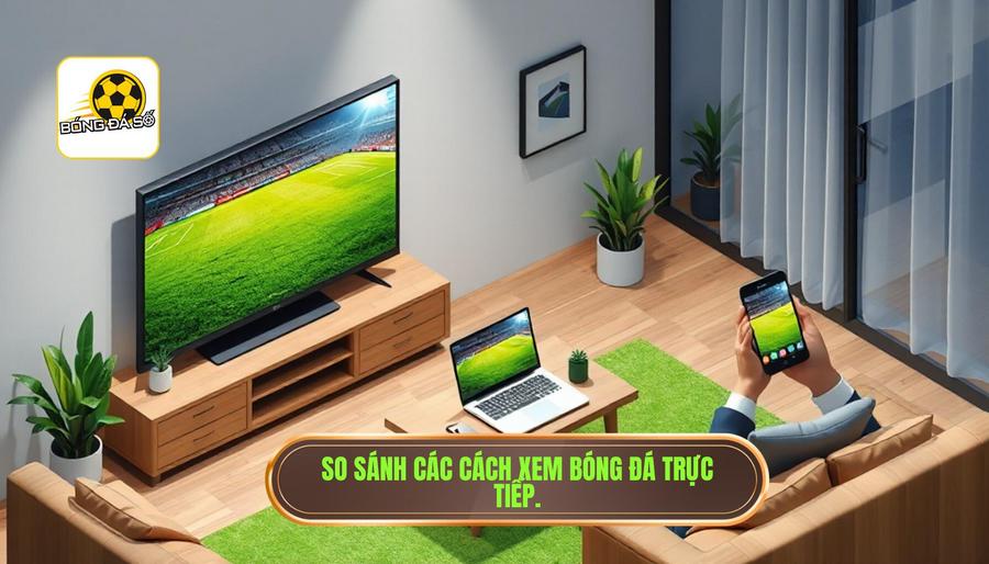 So sánh các cách xem bóng đá trực tiếp